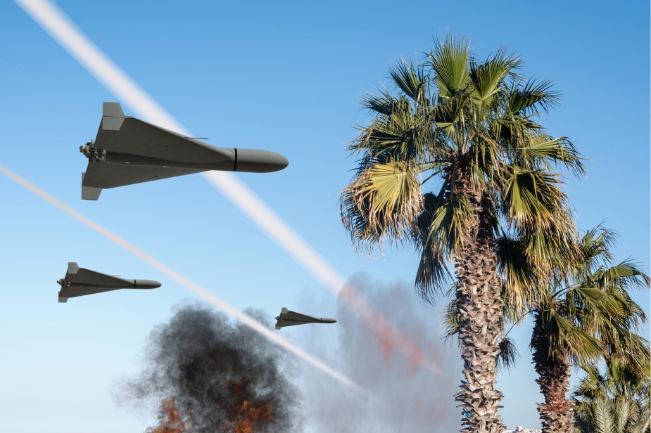 Kamikaze drone attack