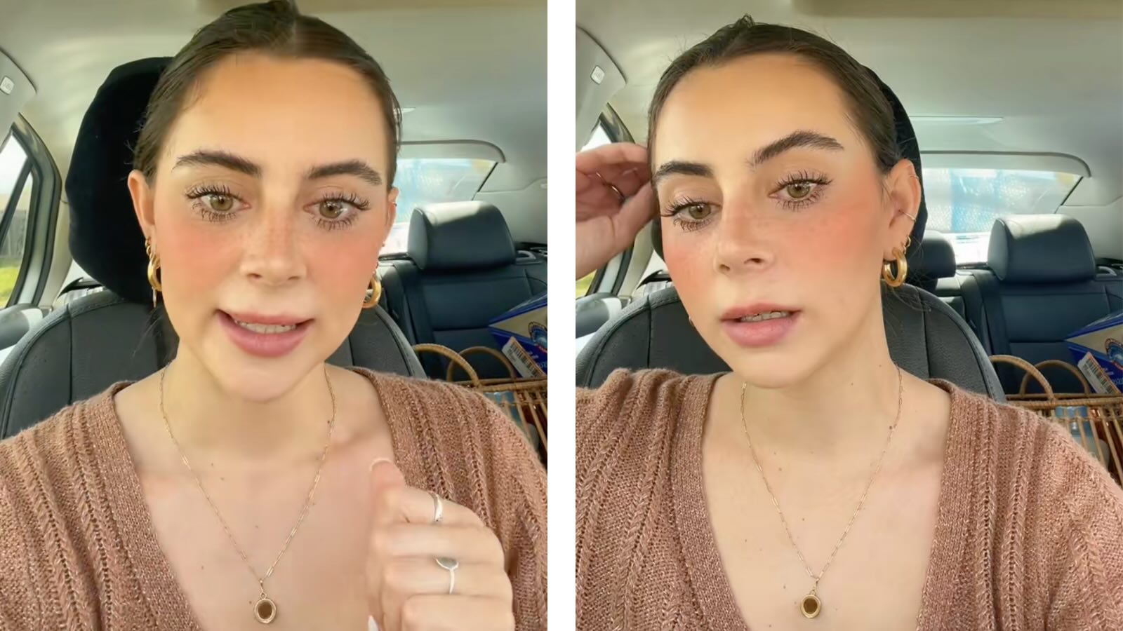 Kaileen Kelly tells a road rage story on her TikTok