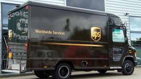 UPS delivery truck