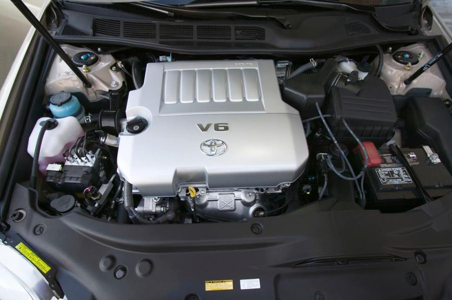 The V6 engine in a 2005-2007 Toyota Avalon.