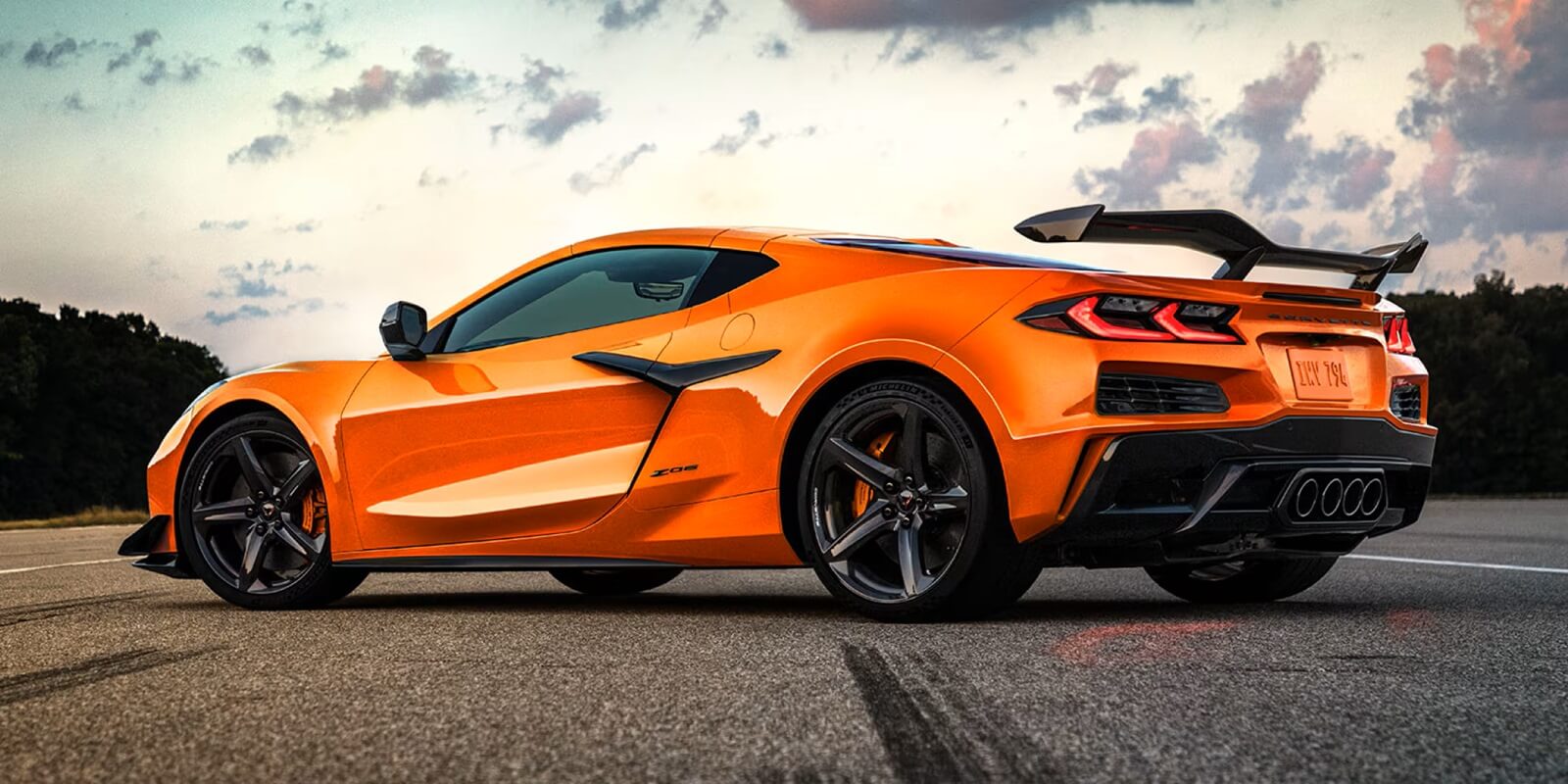 A 2023 Chevrolet Corvette Z06, like the ones included in a recent GM recall.