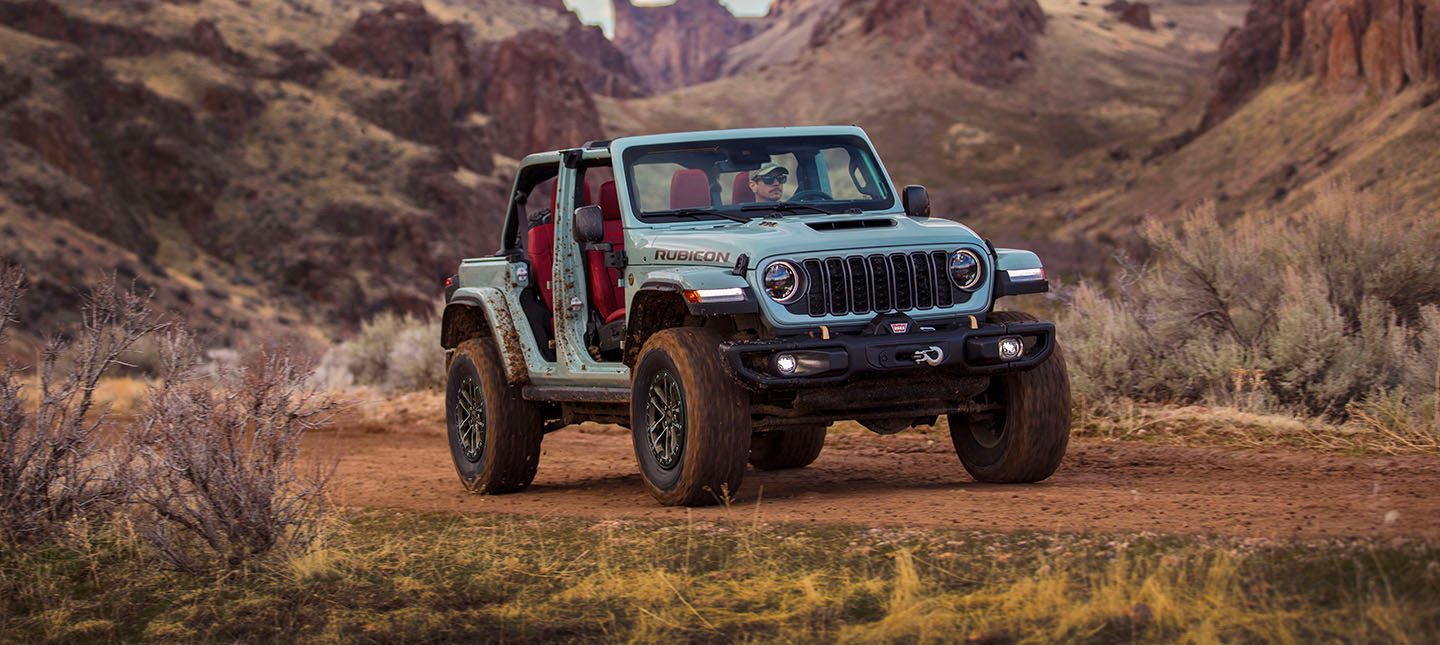 The 2025 Jeep Wrangler off-roading