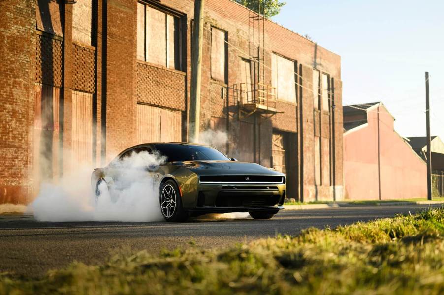 A 2026 Dodge Charger SIXPACK does a burnout to the soundtrack of its Hurricane I-6.