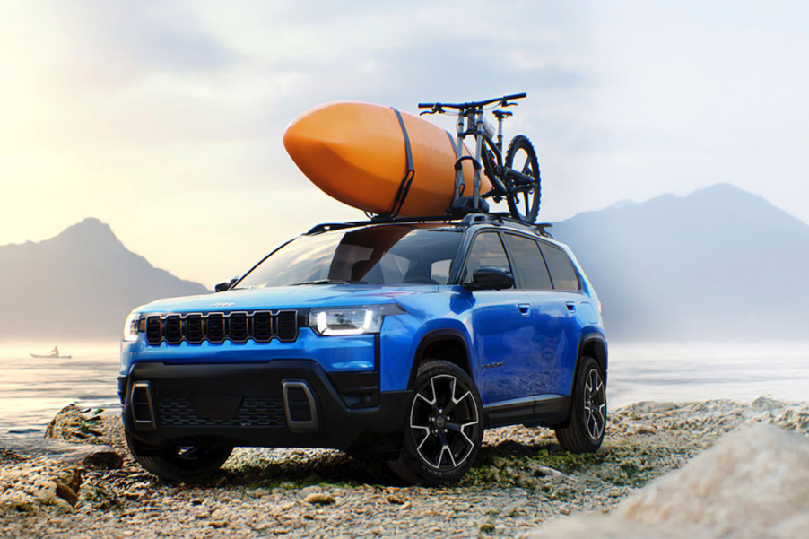 The 2026 Jeep Cherokee Hybrid off-roading