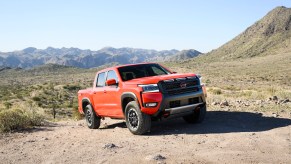 The 2026 Nissan Frontier off-roading