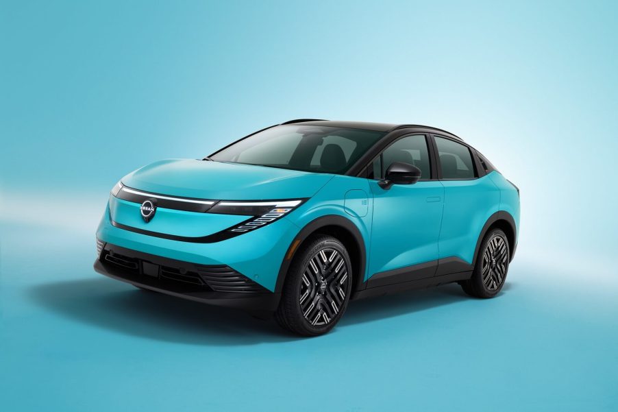 A 2026 Nissan LEAF, the cheapest electric car on the market.