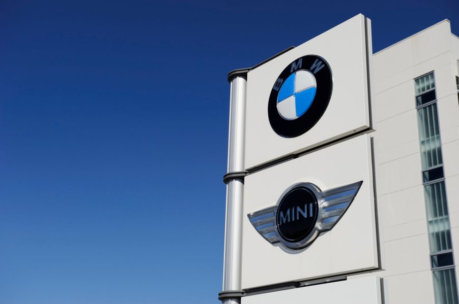 A BMW-MINI dealership, like the one at which a crazed Florida driver tried to run over salespeople.