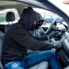 Masked men try to steal Kia Optima by removing the tumbler and spinning the ignition.