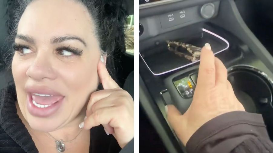 The Nissan Rogue gear shifter