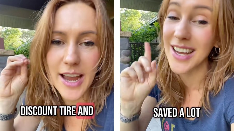 TikToker explains how she saved money on tires