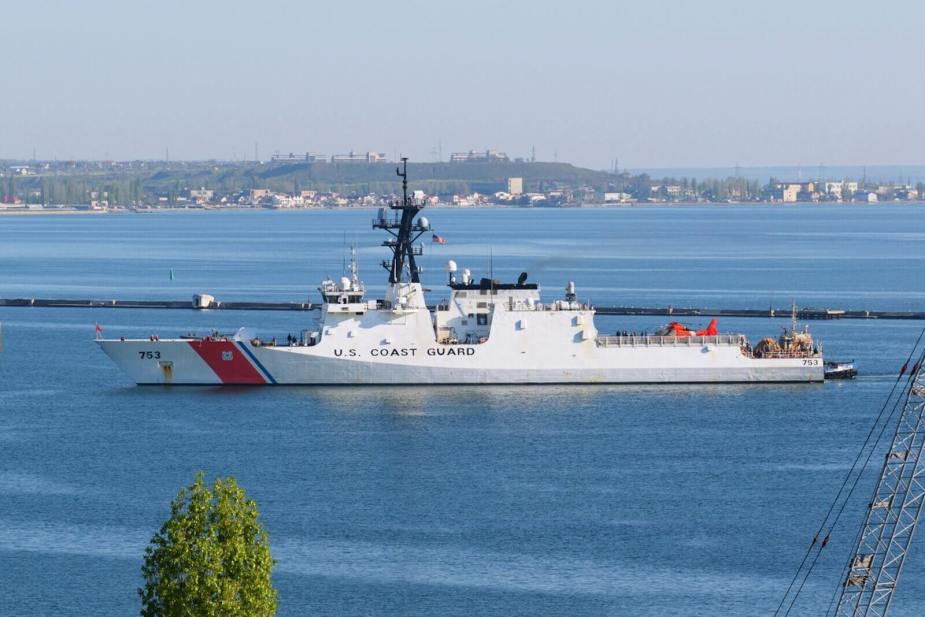 The USCGC Hamilton, which recently participated in the biggest drug offload in USCG history at a Port Everglades in Florida.