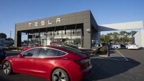 Tesla EV dealership