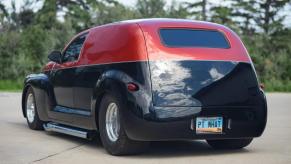 A custom V8-powered 2001 Chrysler PT Cruiser for sale on BaT.