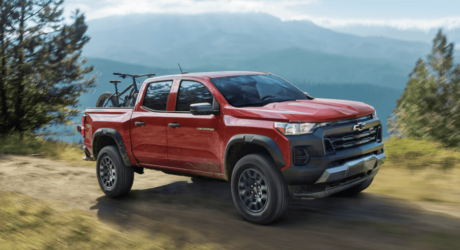 The 2025 Chevy Colorado off-roading