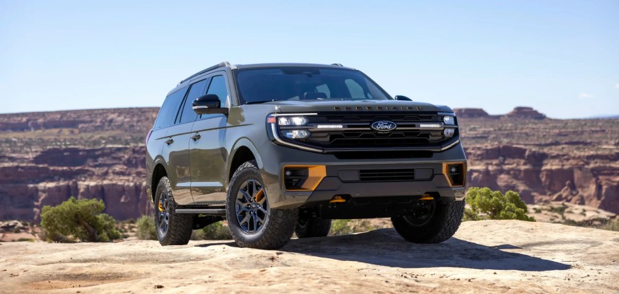 The 2025 Ford Expedition off-roading