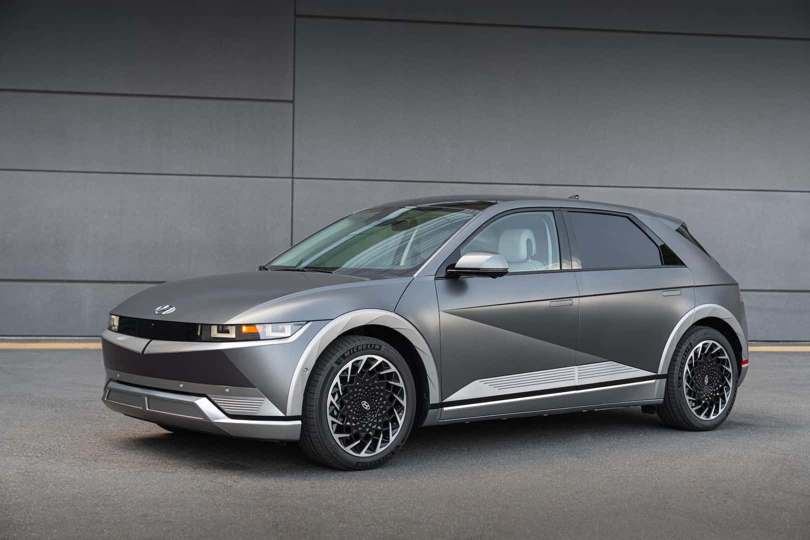The 2025 Hyundai Ioniq 5 near a home