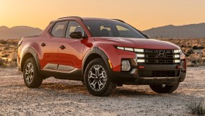 The 2925 Hyundai Santa Cruz off-roading