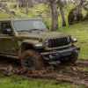 The 2025 Jeep Gladiator off-roading