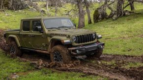 The 2025 Jeep Gladiator off-roading