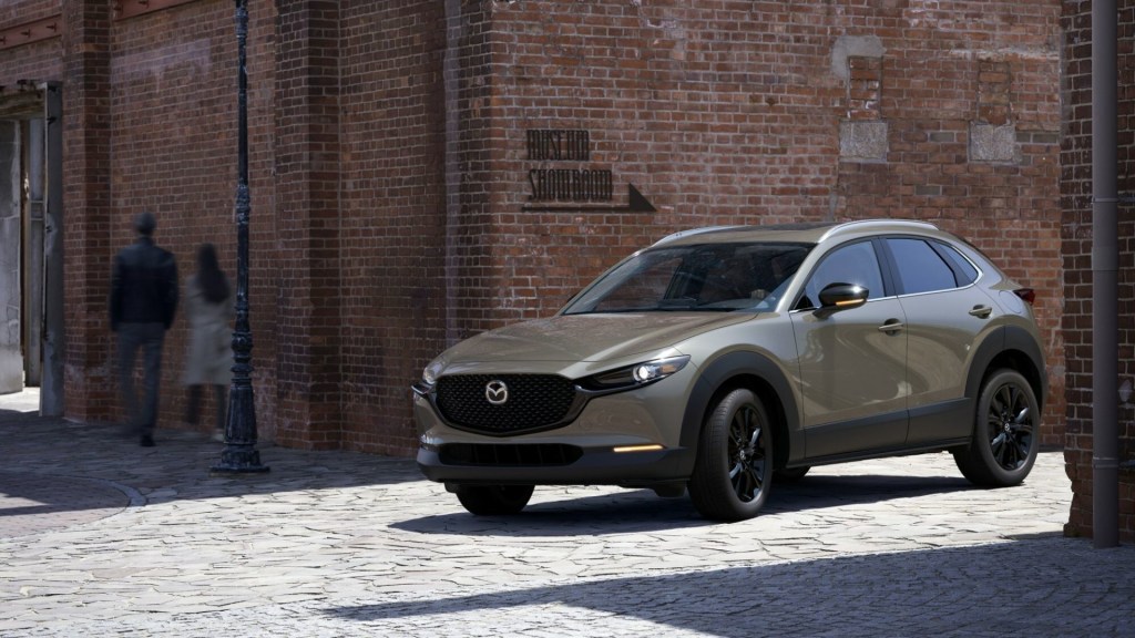 The 2025 Mazda CX-30 in the city