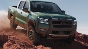 The 2025 Nissan Frontier off-roading
