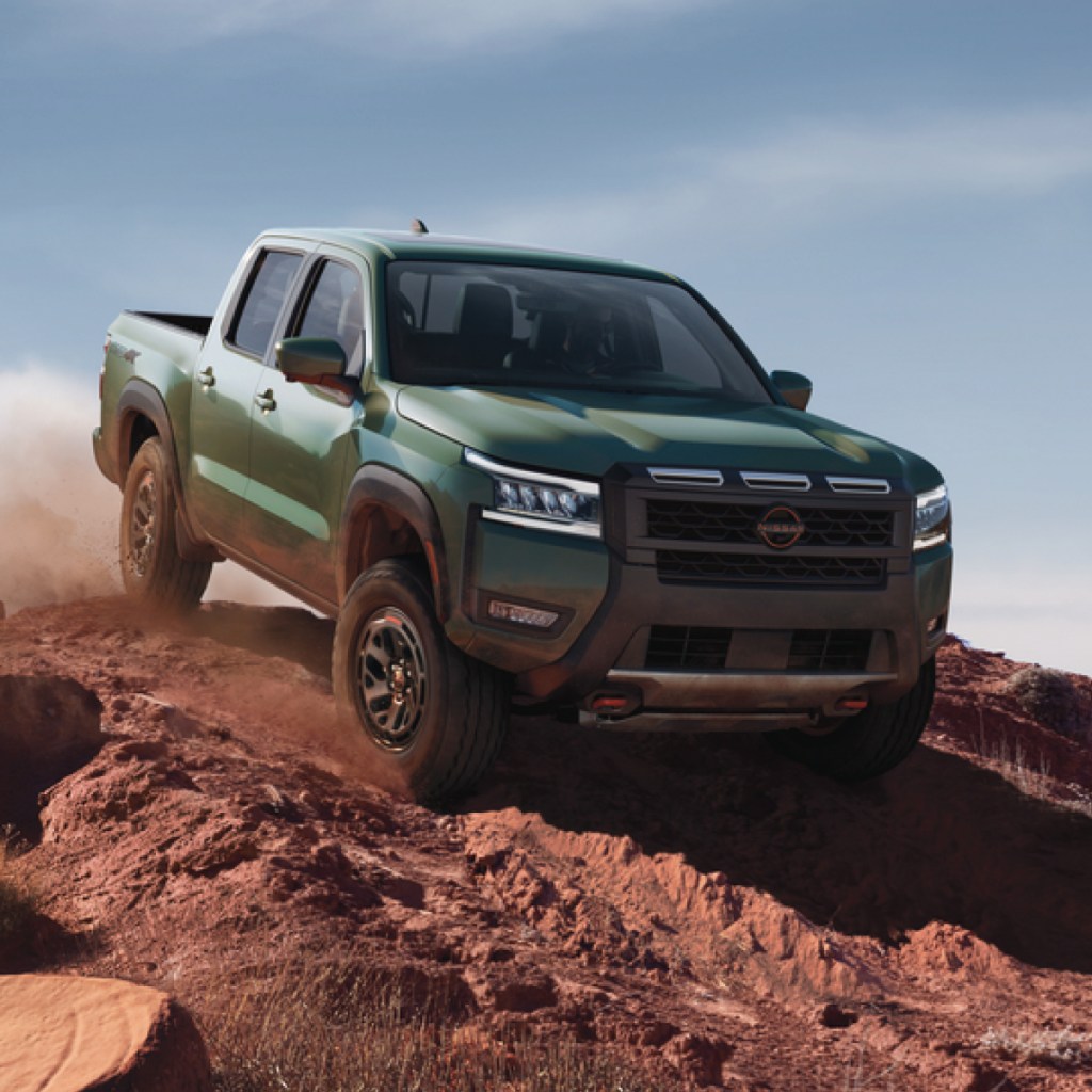 The 2025 Nissan Frontier off-roading
