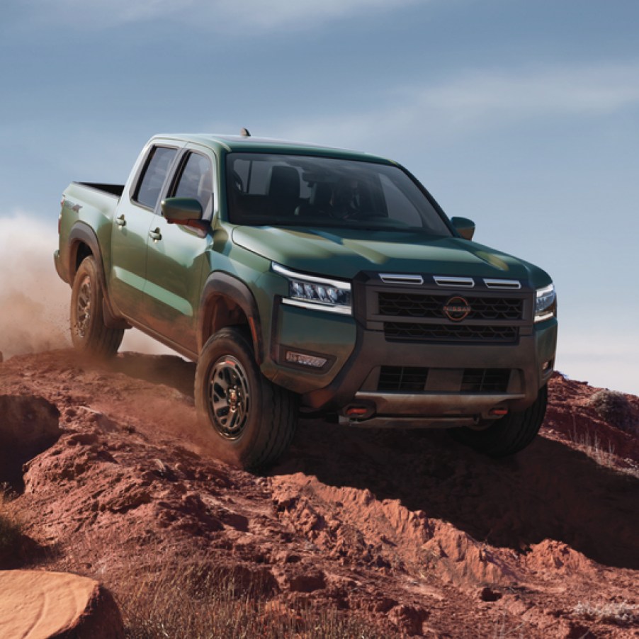 The 2025 Nissan Frontier off-roading