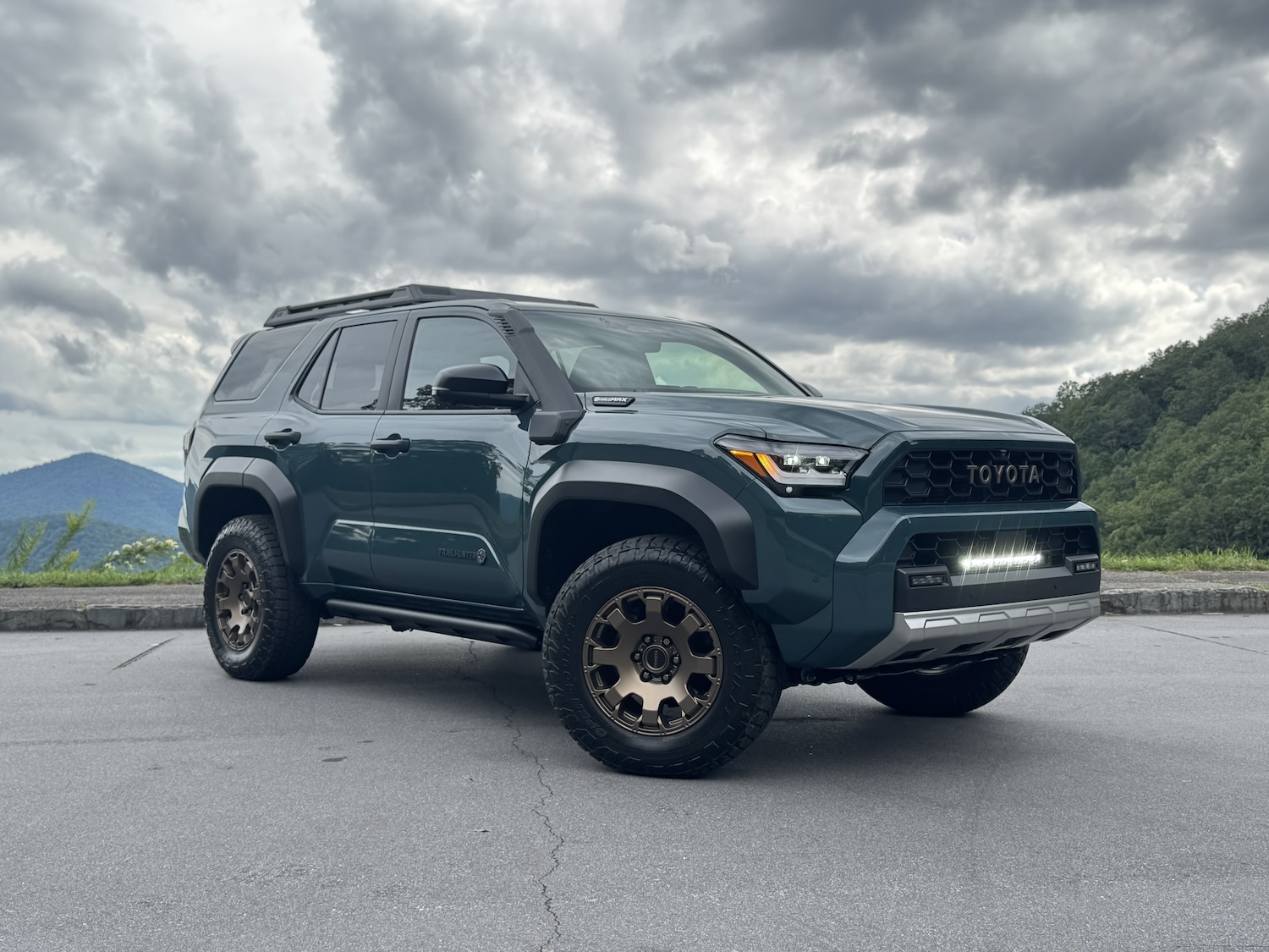The 2025 Toyota 4Runner on a cloudy day 