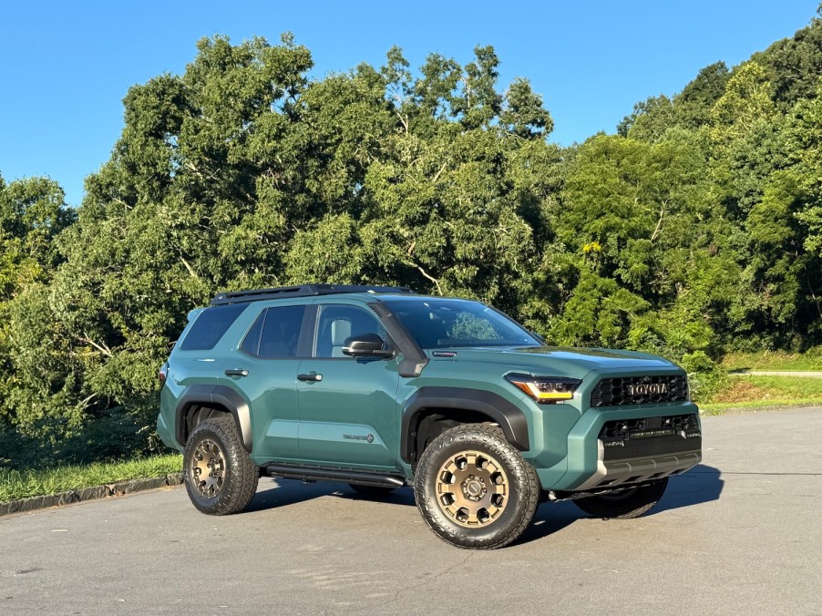 The 2025 Toyota 4Runner Trailhunter on the pavement
