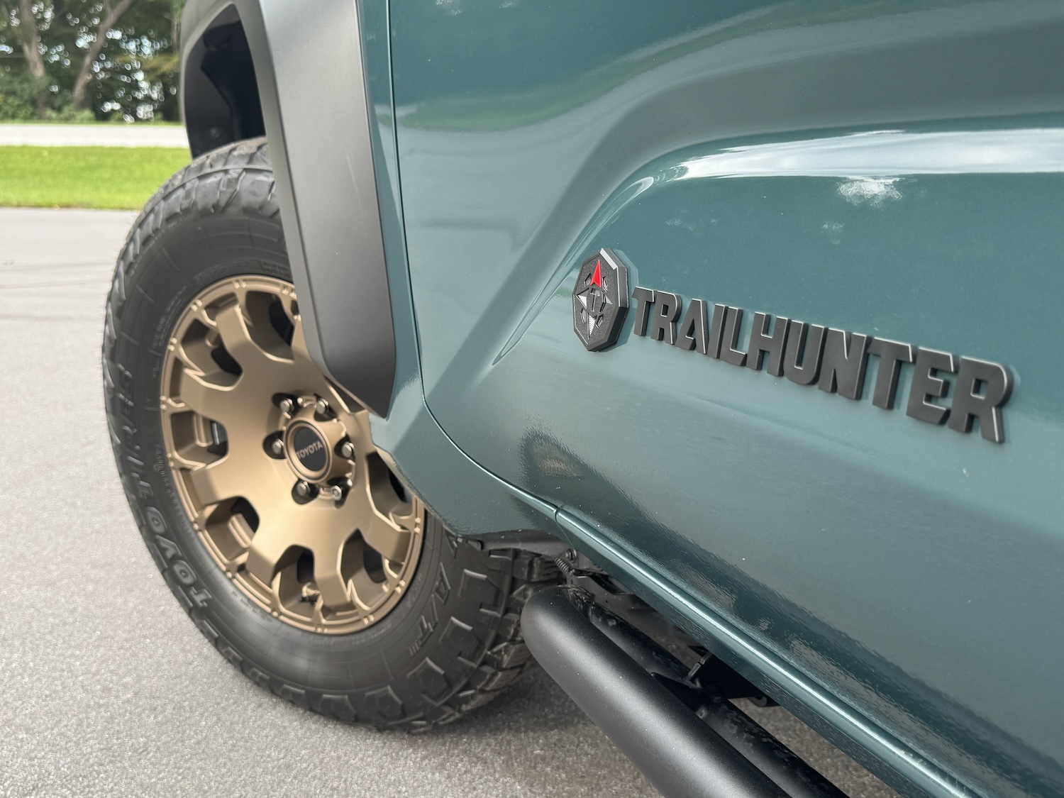 A 2025 Toyota 4Runner Trailhunter wheel