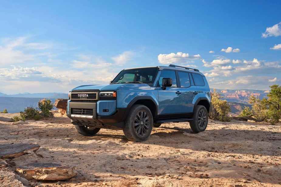 The 2025 Toyota Land Cruiser off-roading