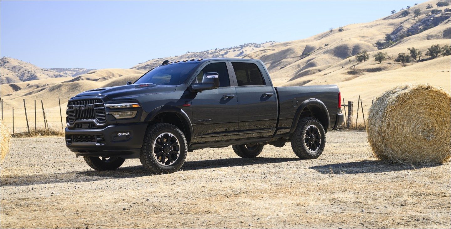 The 2026 Ram 2500HD in a field