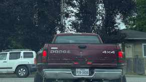 A Dodge RAM dually, not unlike the RAM pickup truck used by a drunk driver in Florida to cause a four-car crash.