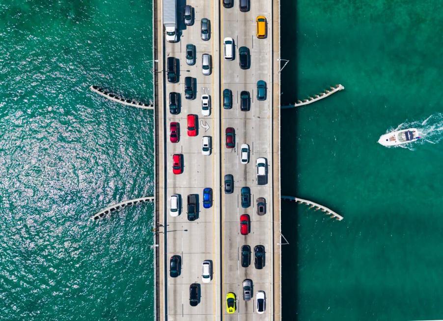 A Florida man was busted for excessive speeding under the state's new 'Super Speeder' law.