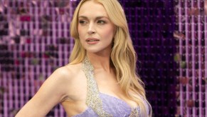 Lindsay Lohan on stage