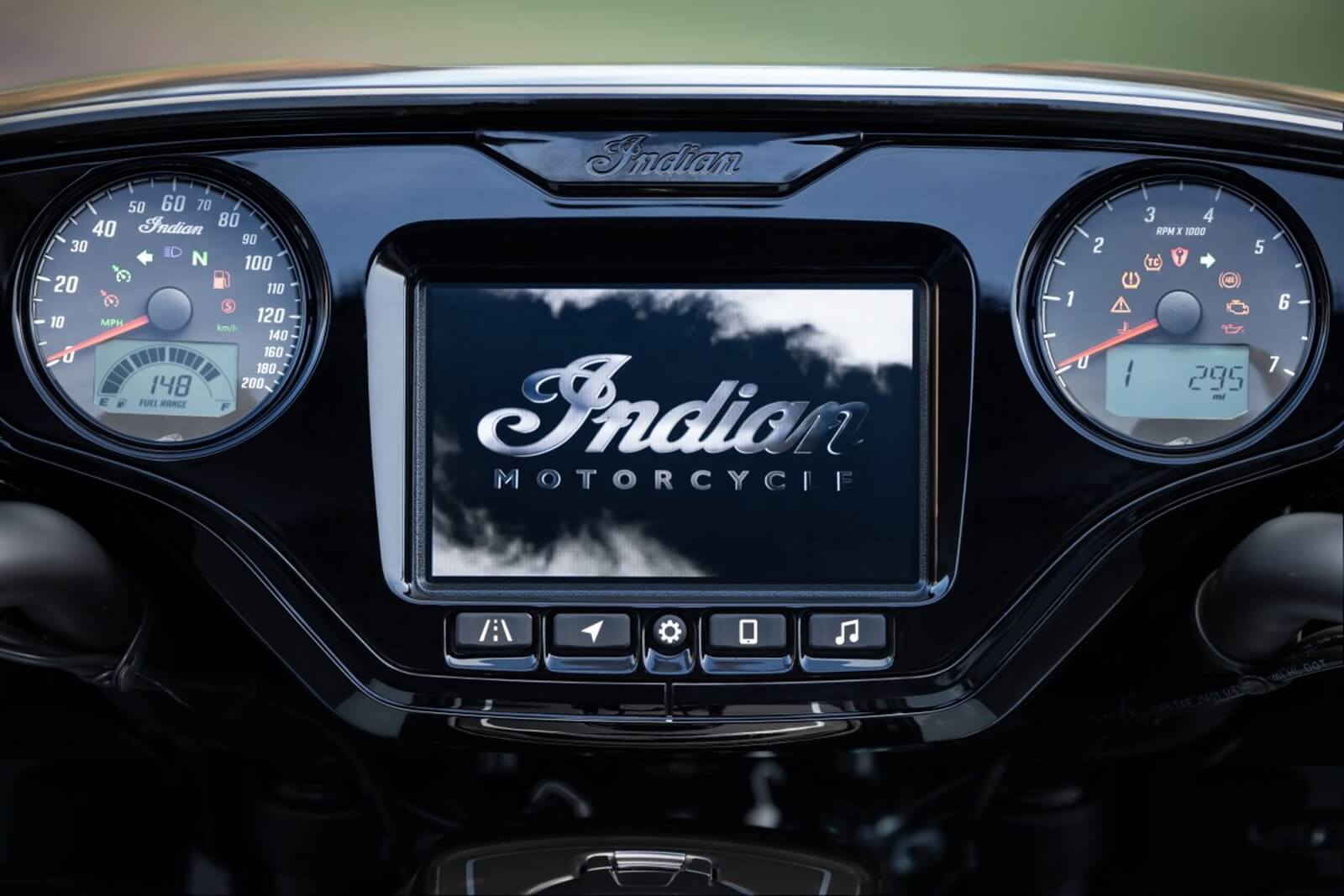 An Indian shows off its TFT touchscreen.