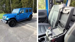 The Jeep Wrangler interior