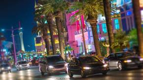 A busy street in Las Vegas was the scene of a recent and violent episode of road rage.