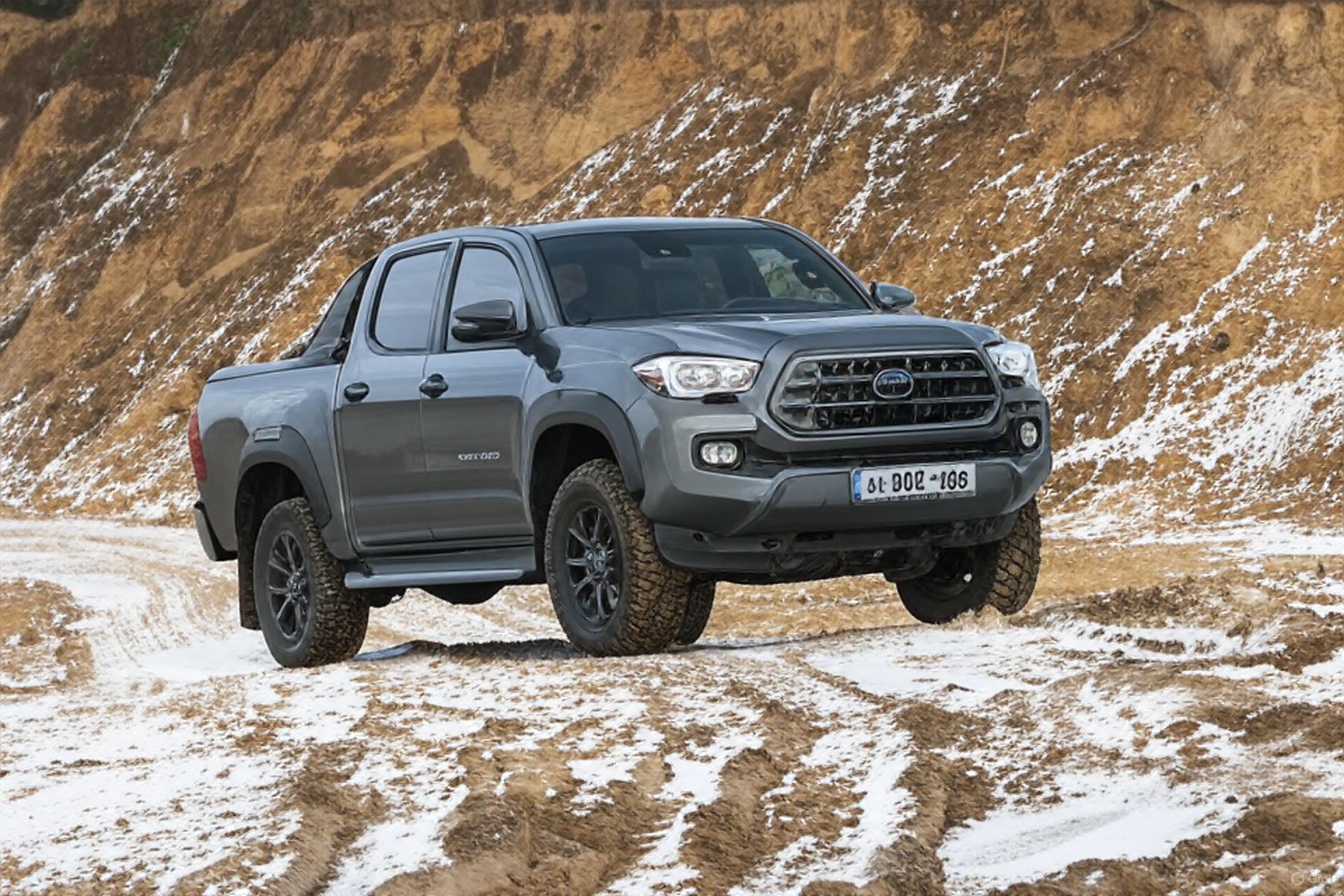 The Toyota Hilux with a Tacoma grille
