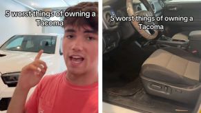 The Toyota Tacoma exterior and interior