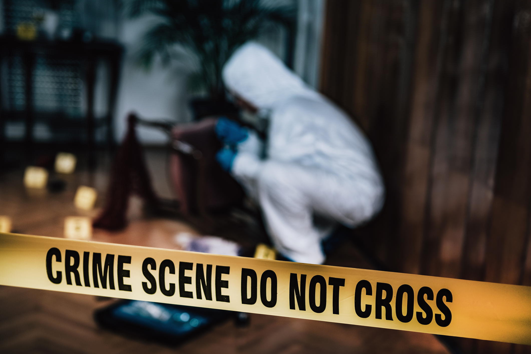 A crime scene investigation