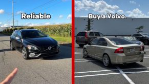 A TikToker shows used Volvo cars saying they're reliable