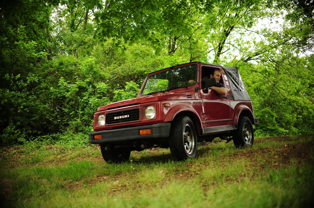 The 1986 Suzuki Samurai off-roading