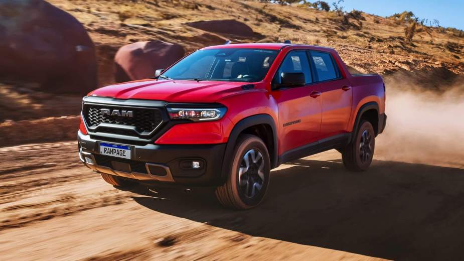 The 2024 Ram Rampage off-roading