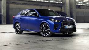 The 2025 BMW X2 in a warehouse