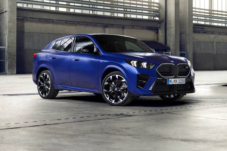 The 2025 BMW X2 in a warehouse