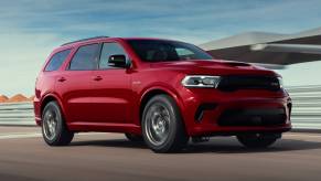 The 2025 Dodge Durango on the pavement