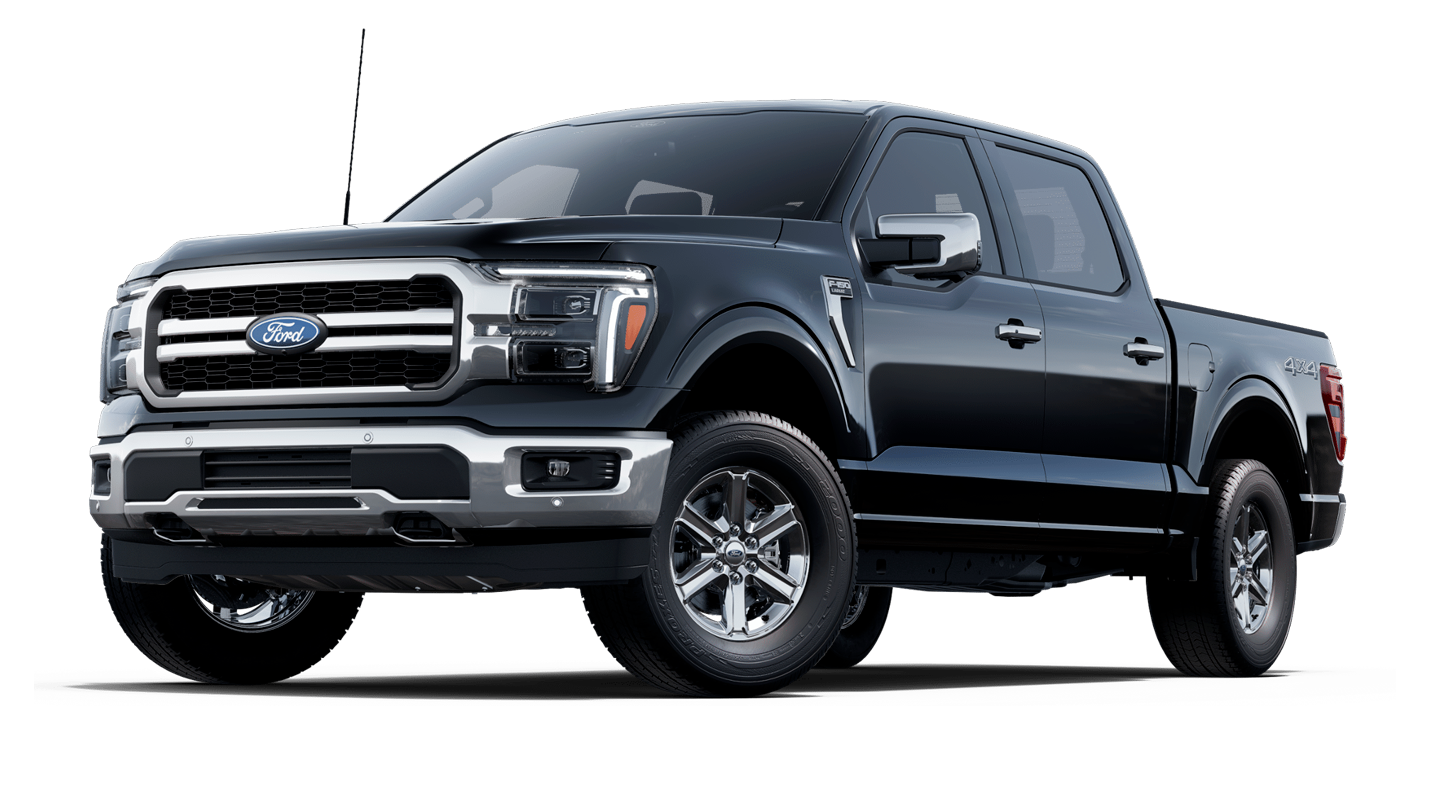 The 2025 Ford F-150 Lariat on white background 