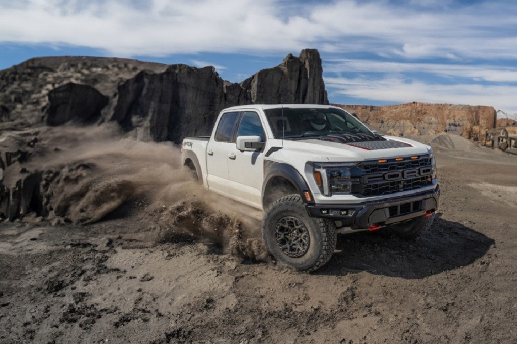 The 2025 Ford F-150 Raptor R off-roading
