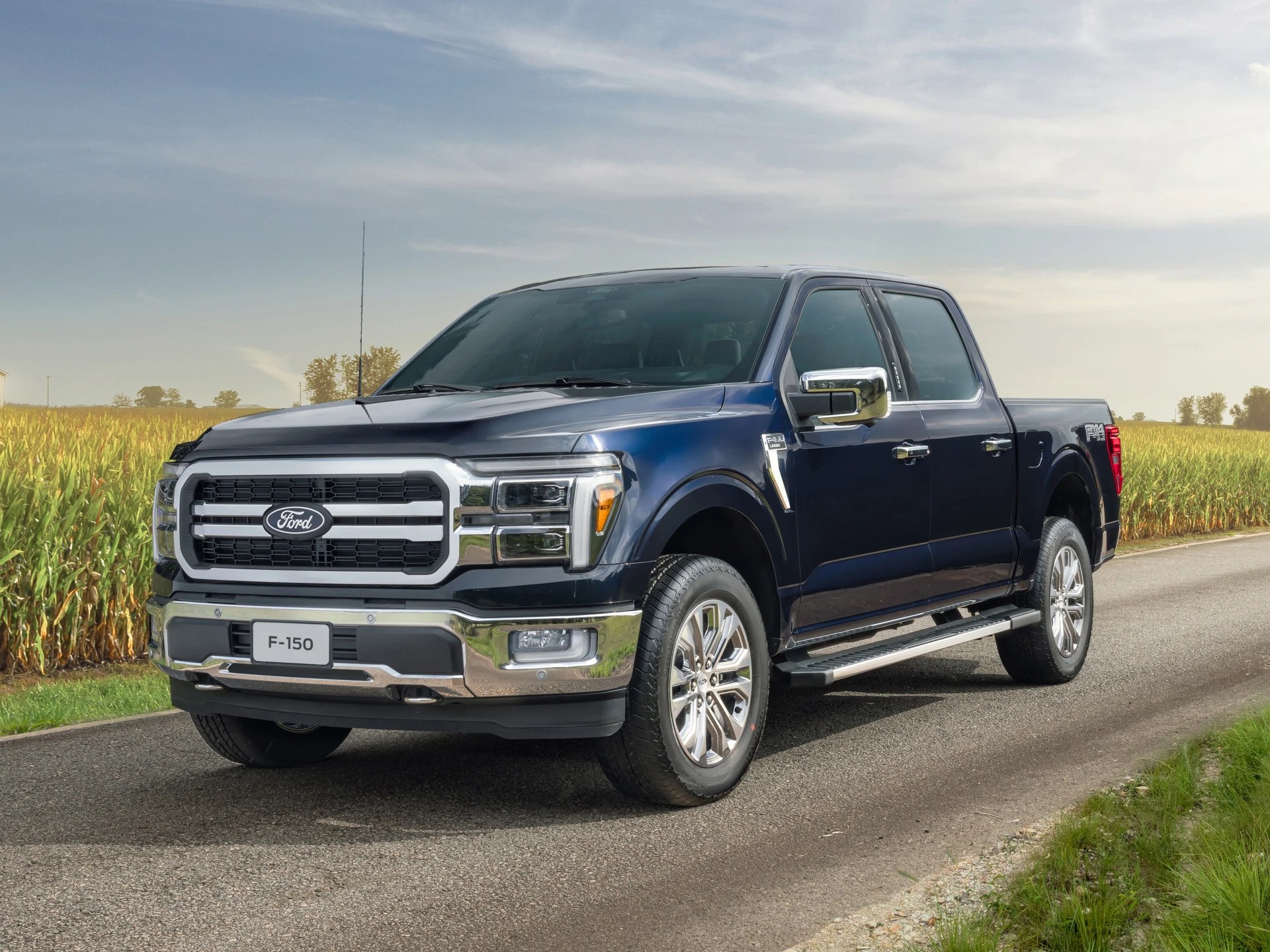 The 2025 Ford F-150 on the road